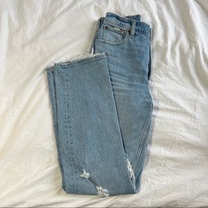 90s ultra high rise straight jean 25R